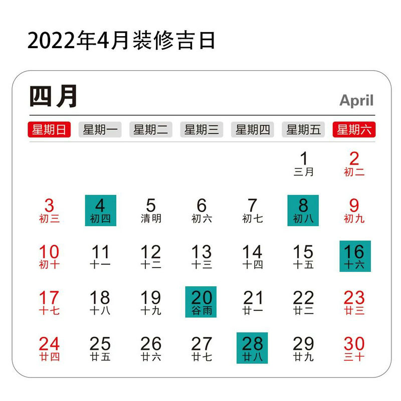 2022年裝修開工吉日 2022年裝修開工吉日
