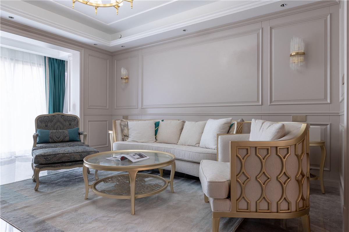 華發(fā)外灘首府美式輕奢風格裝修效果圖 華發(fā)外灘首府美式輕奢風格裝修效果圖