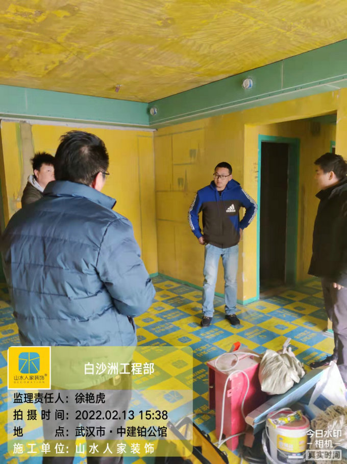 中建鉑公館裝修工地驗(yàn)收巡檢