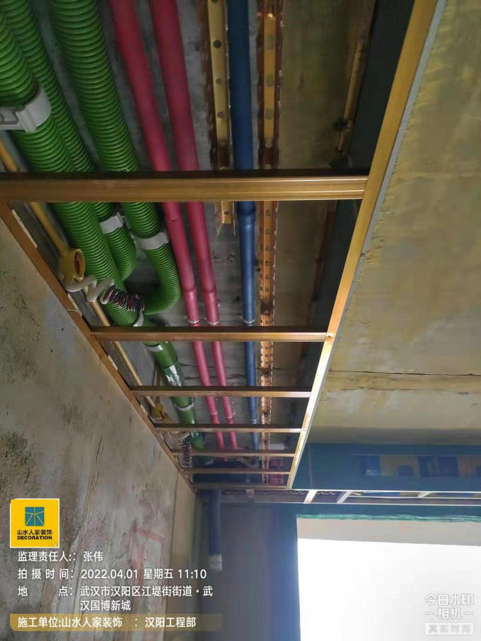 國(guó)博新城四期裝修工地木工施工巡檢