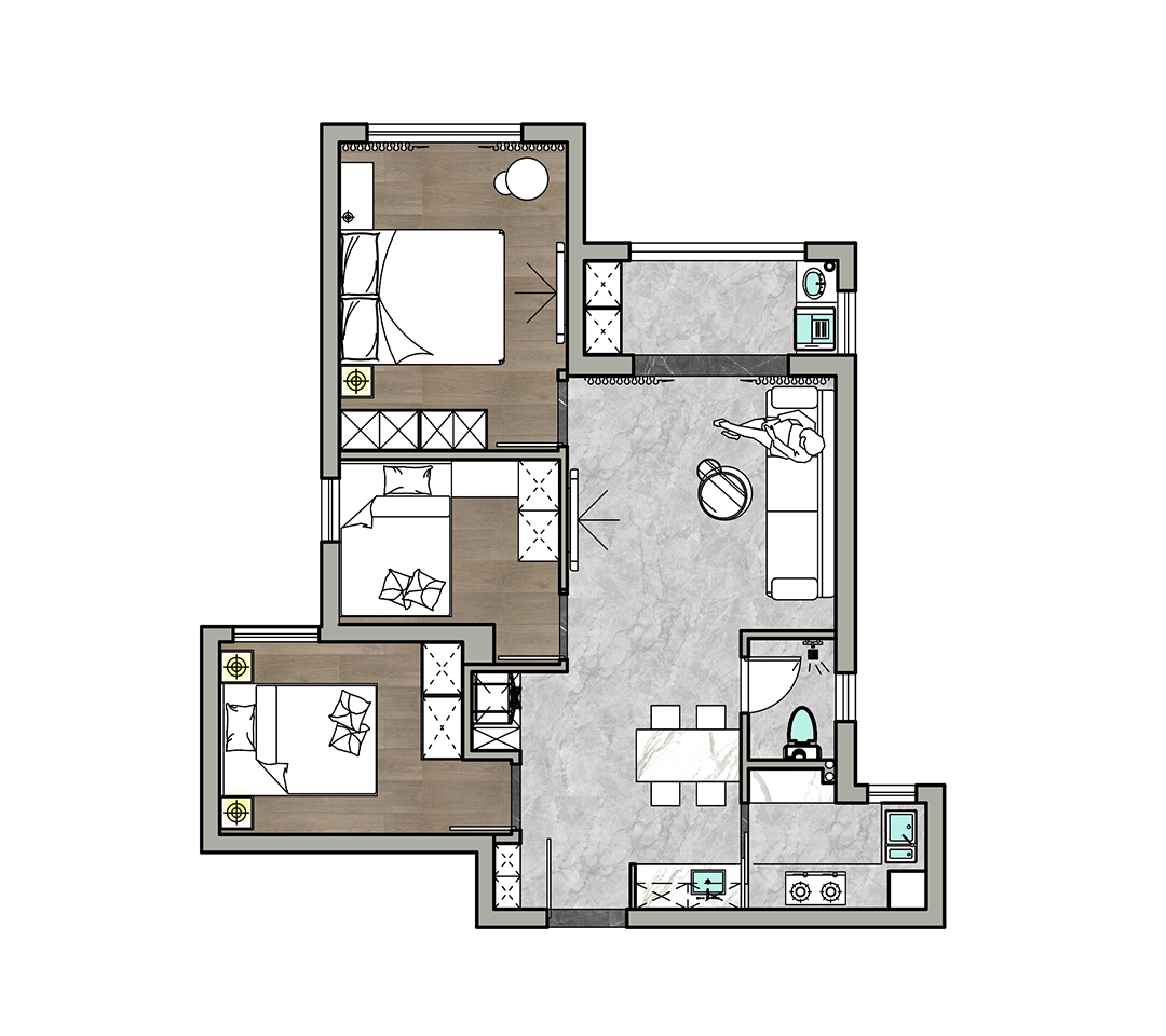 福星華府峯境現(xiàn)代簡約風(fēng)格裝修效果圖 福星華府峯境現(xiàn)代簡約風(fēng)格裝修效果圖
