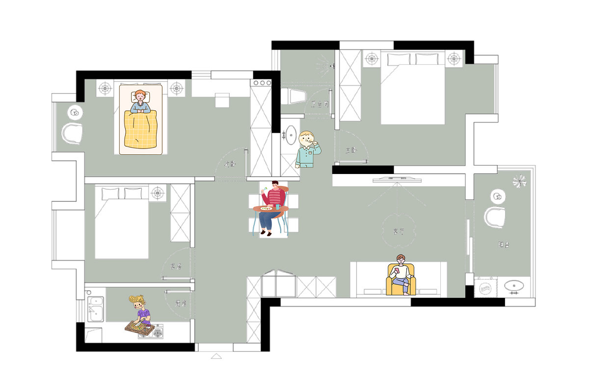 南益名悅?cè)A府極簡風格裝修效果圖 南益名悅?cè)A府極簡風格裝修效果圖