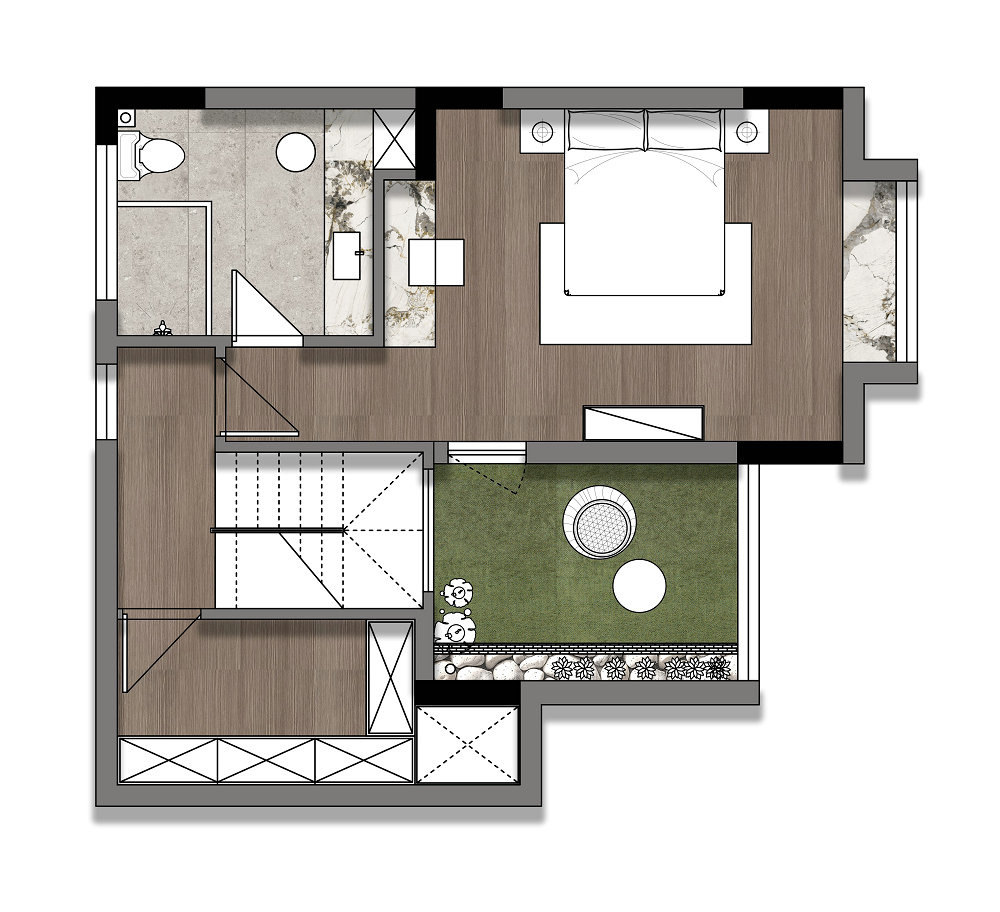 海倫小鎮(zhèn)復(fù)古美式風(fēng)格實(shí)景裝修效果圖 海倫小鎮(zhèn)復(fù)古美式風(fēng)格實(shí)景裝修效果圖