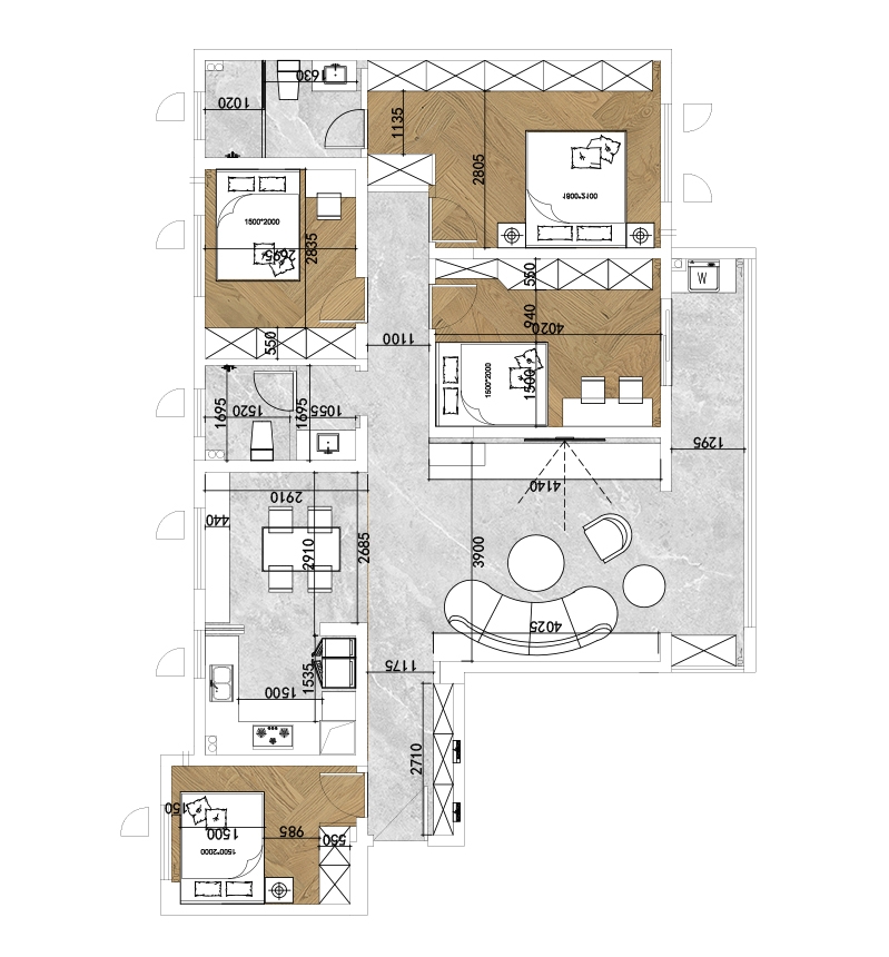美好名流匯現(xiàn)代簡約風(fēng)格裝修效果圖 美好名流匯現(xiàn)代簡約風(fēng)格裝修效果圖