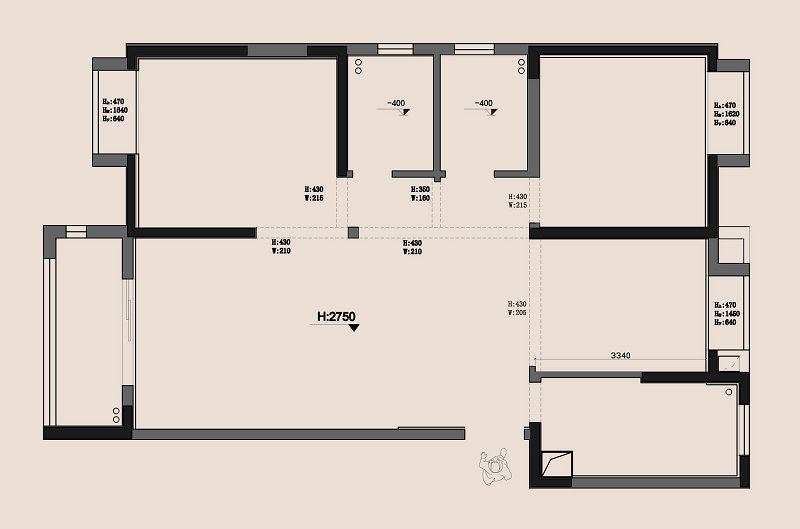 中建鉑公館128平現(xiàn)代簡(jiǎn)約風(fēng)格裝修效果圖