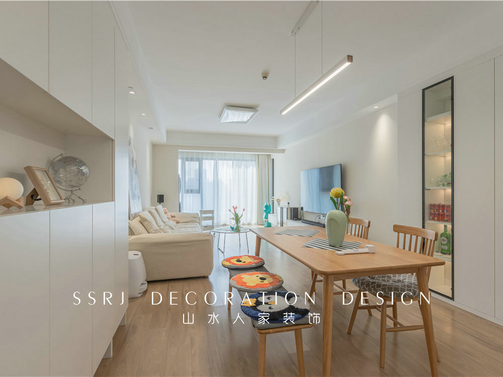 中建鉑公館128平現(xiàn)代簡(jiǎn)約風(fēng)格裝修效果圖