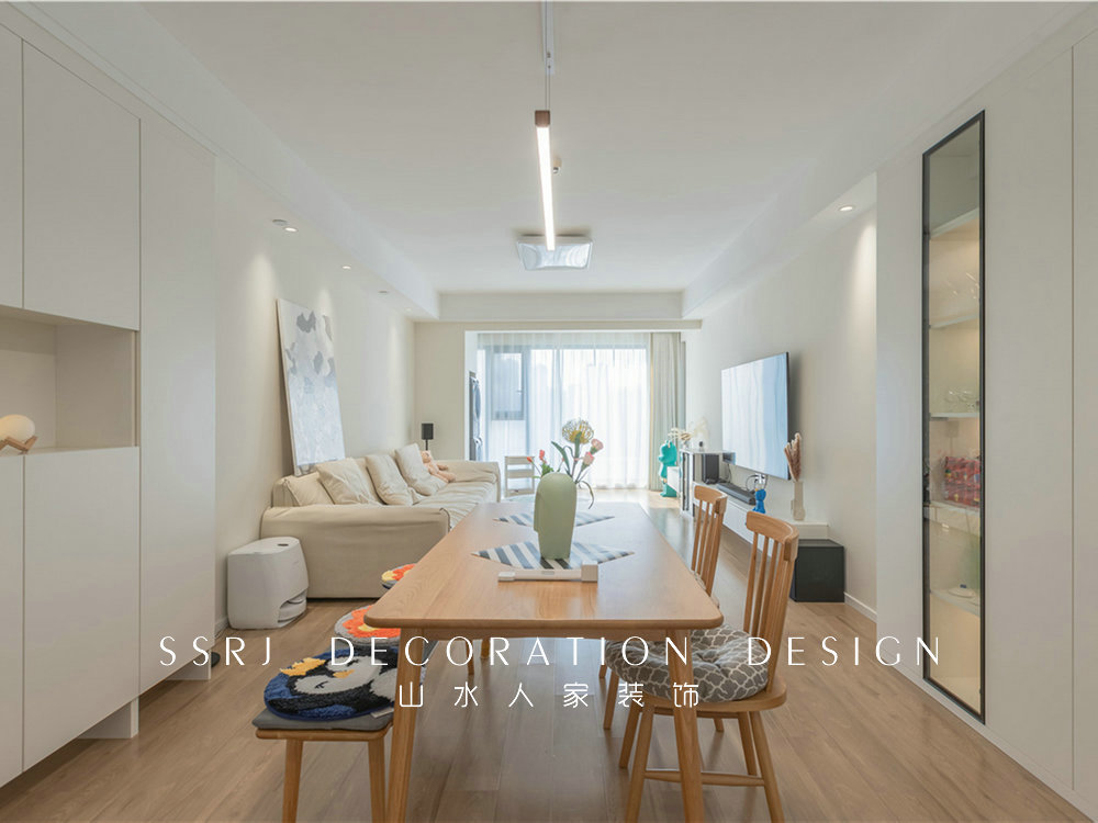 中建鉑公館128平現(xiàn)代簡(jiǎn)約風(fēng)格裝修效果圖