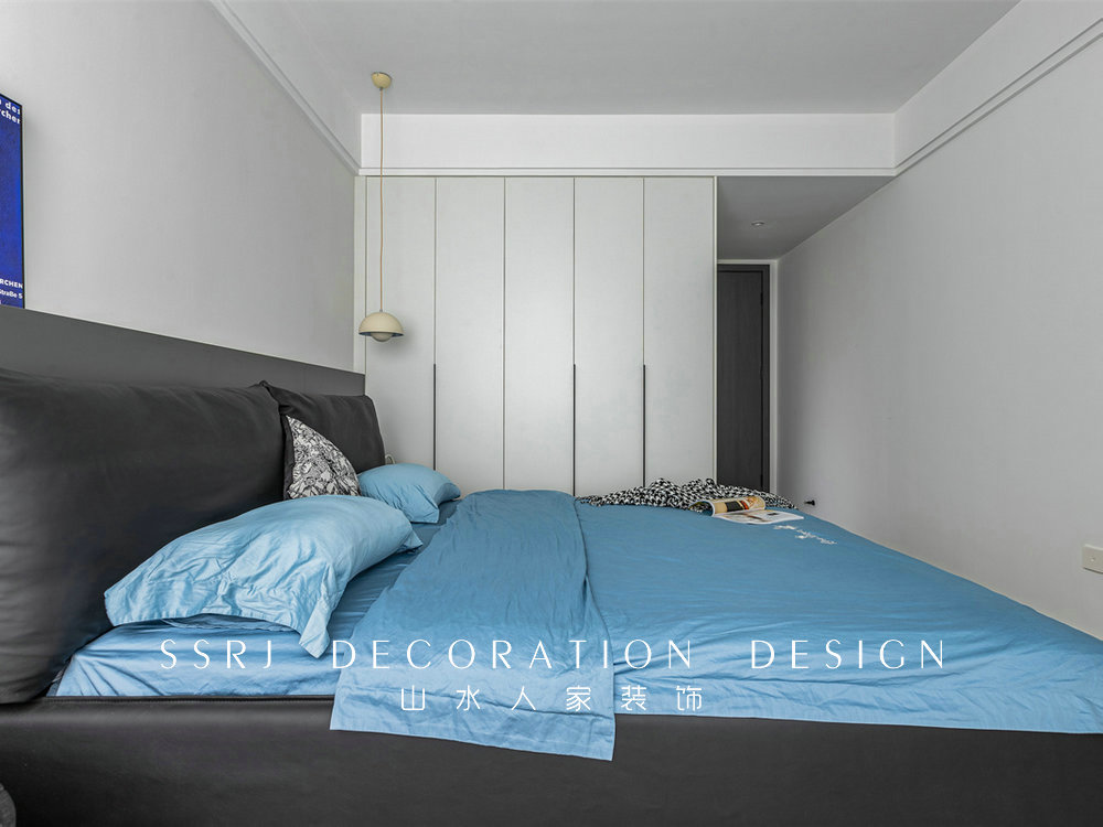 中建鉑公館126平極簡風格裝修效果圖