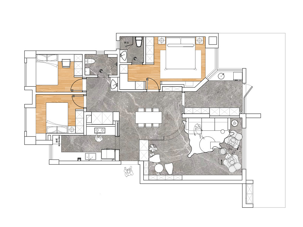 琴臺穎園124平現(xiàn)代風格裝修效果圖 琴臺穎園124平現(xiàn)代風格裝修效果圖