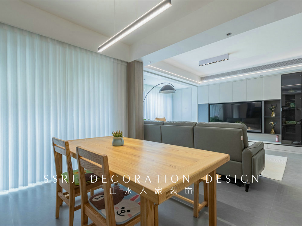 龍湖云峰原著150平現代風格裝修效果圖