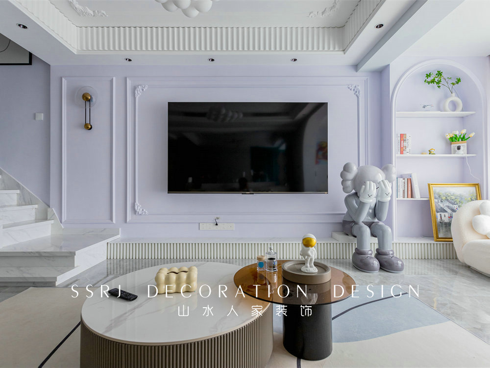 萬豪世紀(jì)天街143平現(xiàn)代法式風(fēng)格裝修效果圖