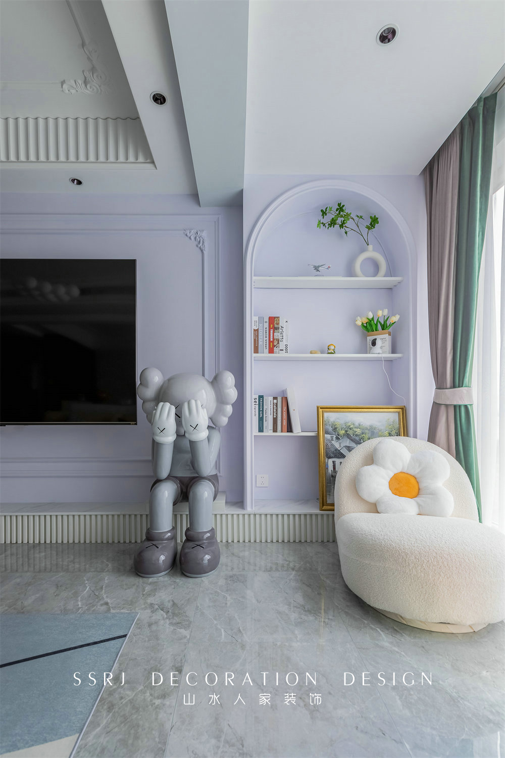 萬豪世紀(jì)天街143平現(xiàn)代法式風(fēng)格裝修效果圖