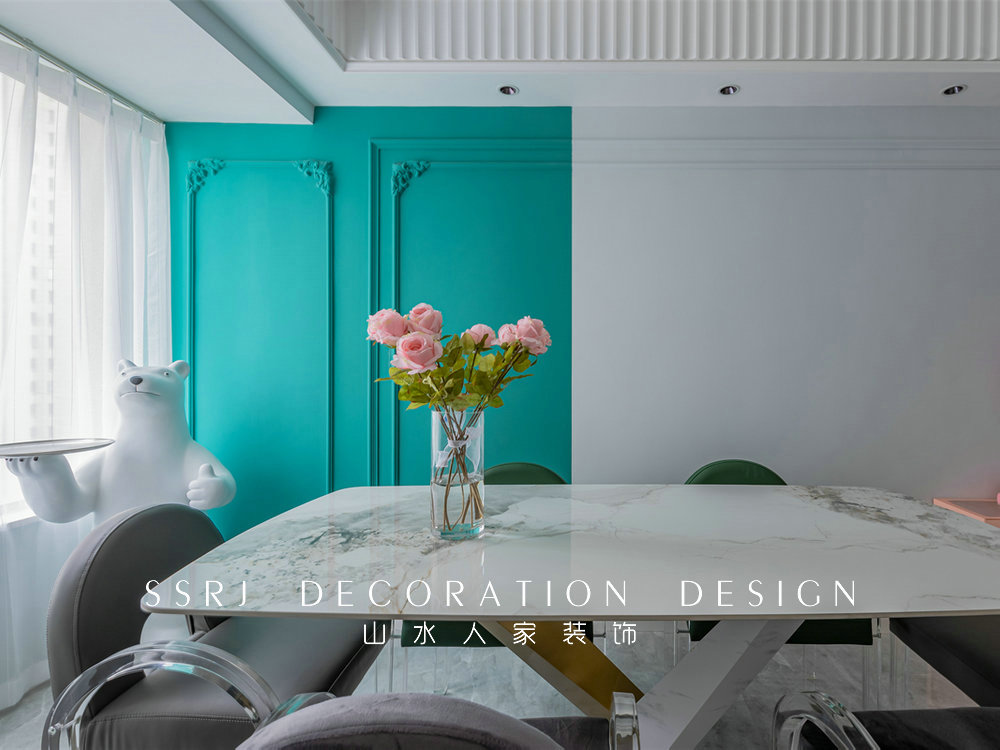 萬豪世紀(jì)天街143平現(xiàn)代法式風(fēng)格裝修效果圖