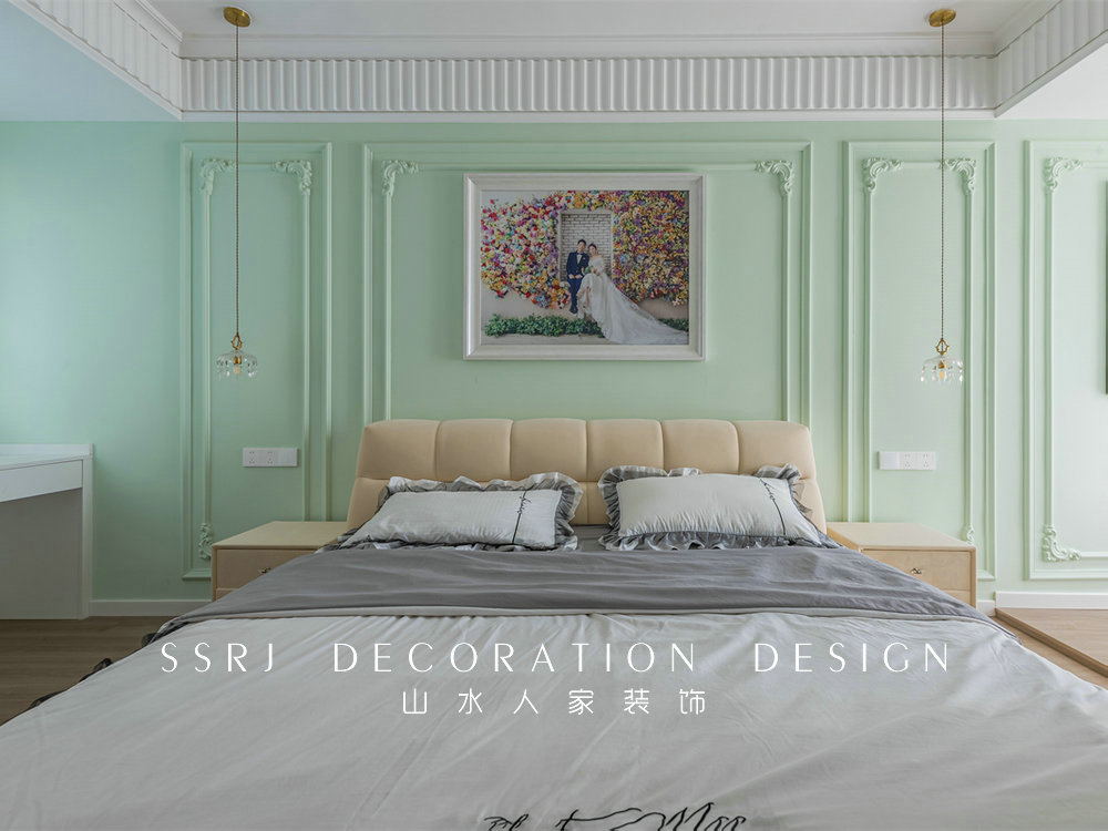 萬豪世紀(jì)天街143平現(xiàn)代法式風(fēng)格裝修效果圖