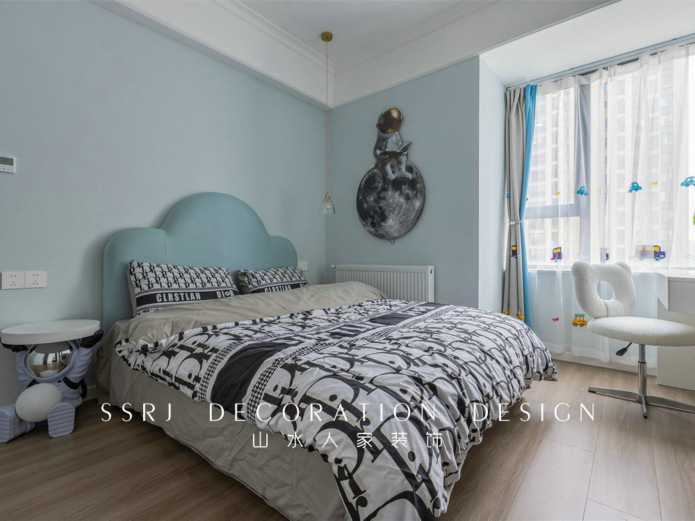 萬豪世紀(jì)天街143平現(xiàn)代法式風(fēng)格裝修效果圖