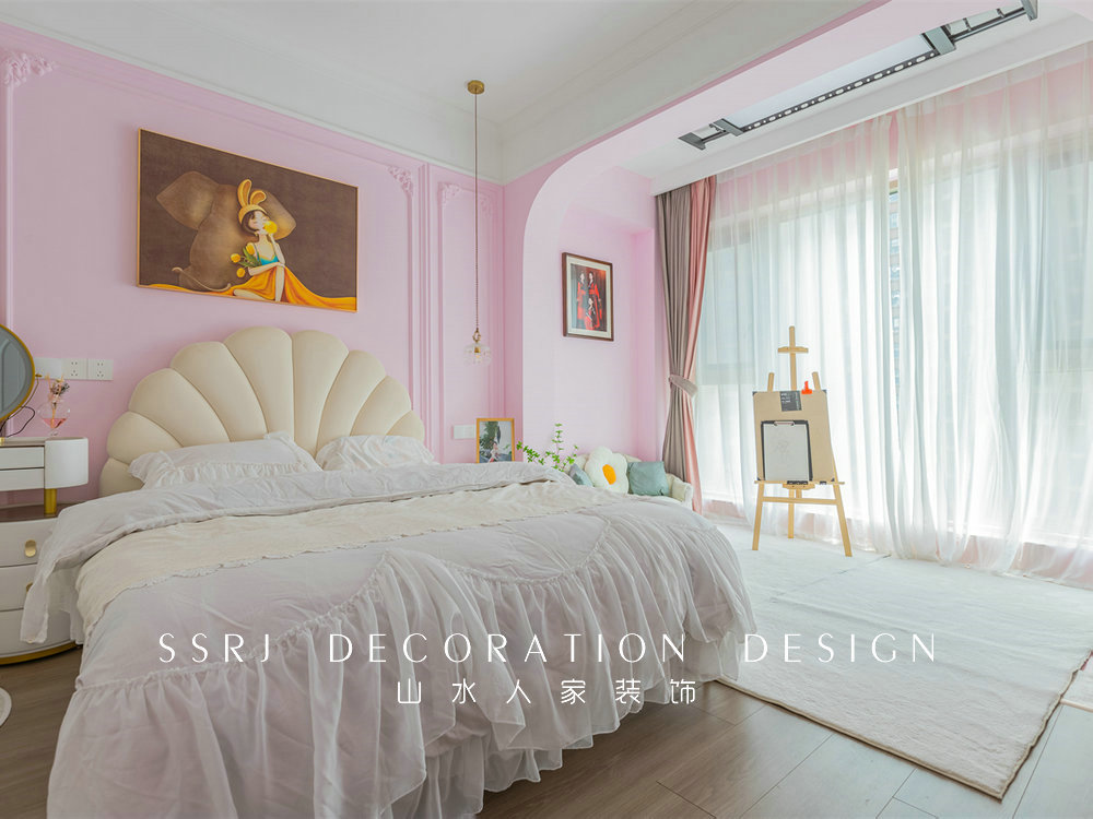 萬豪世紀(jì)天街143平現(xiàn)代法式風(fēng)格裝修效果圖