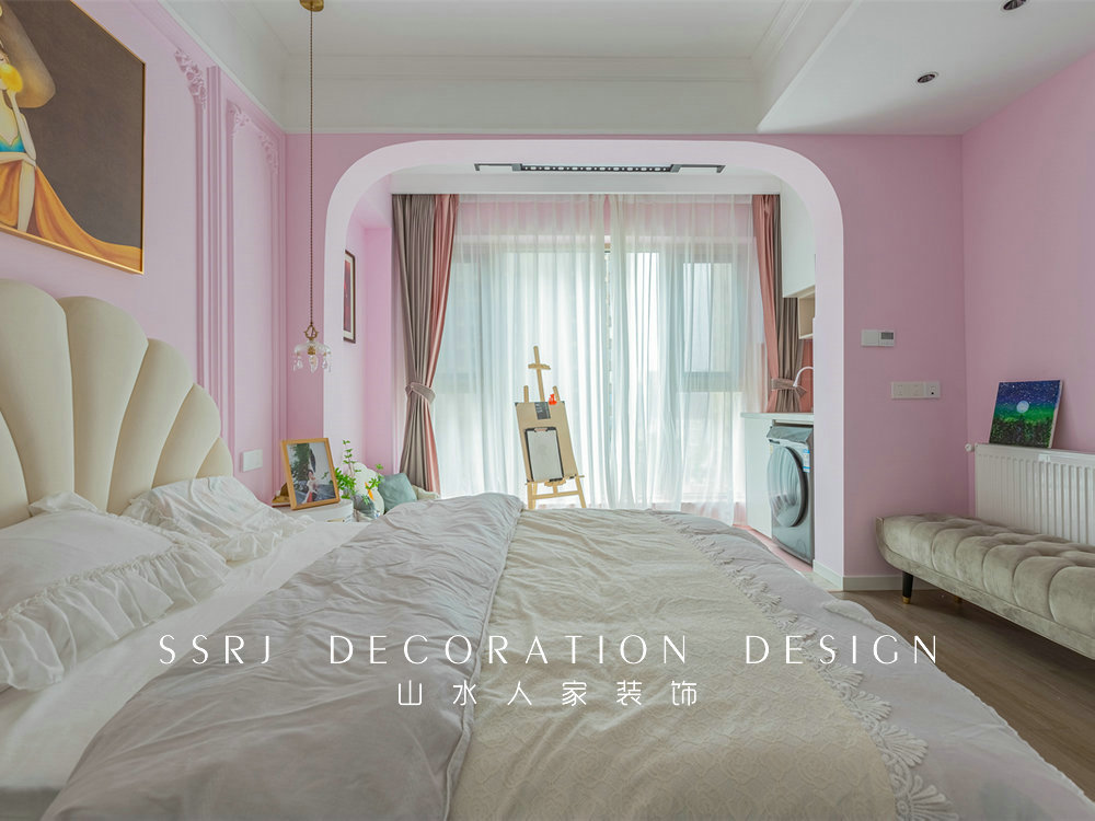 萬豪世紀(jì)天街143平現(xiàn)代法式風(fēng)格裝修效果圖