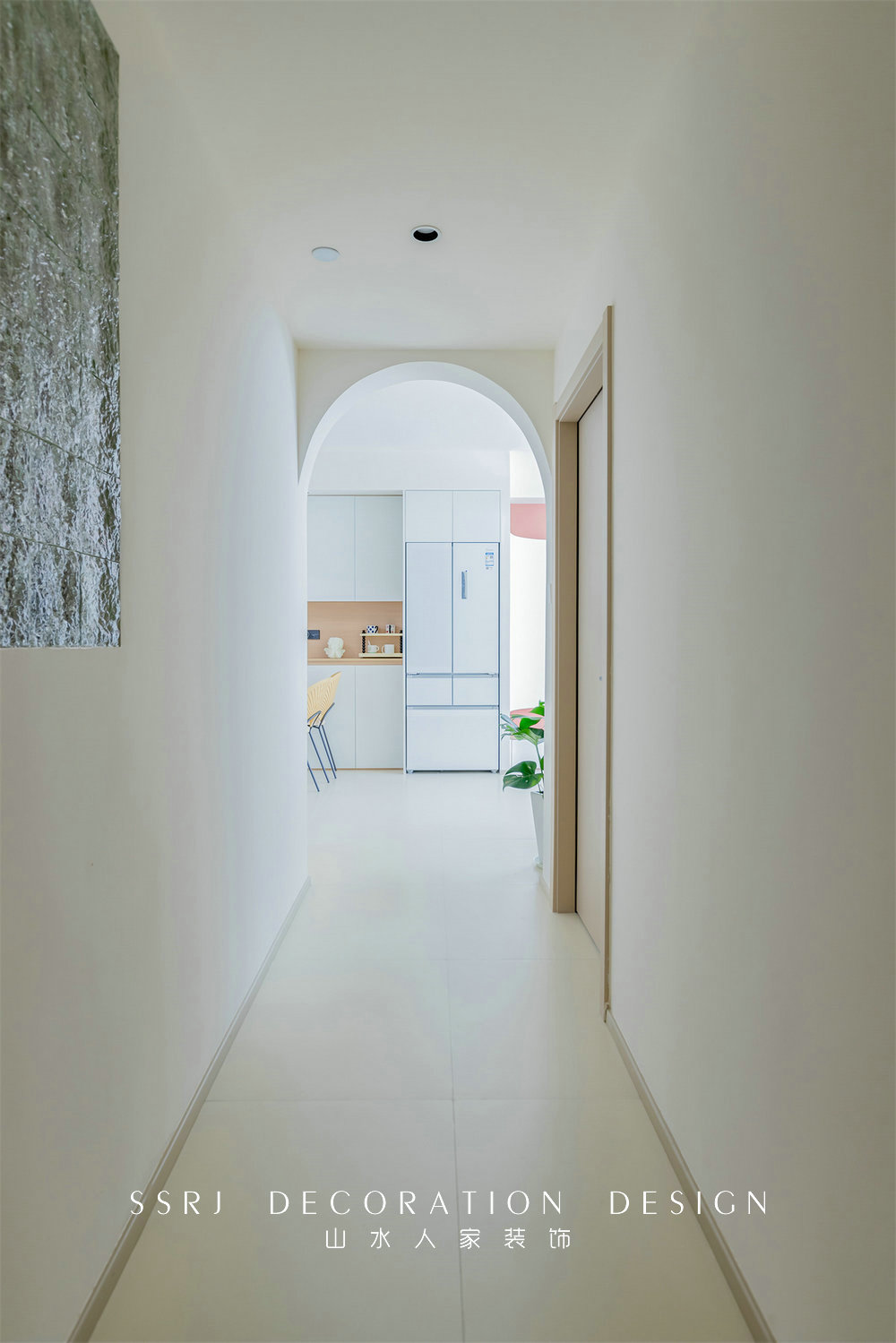 中建鉑公館106平簡(jiǎn)約奶油風(fēng)格裝修效果圖