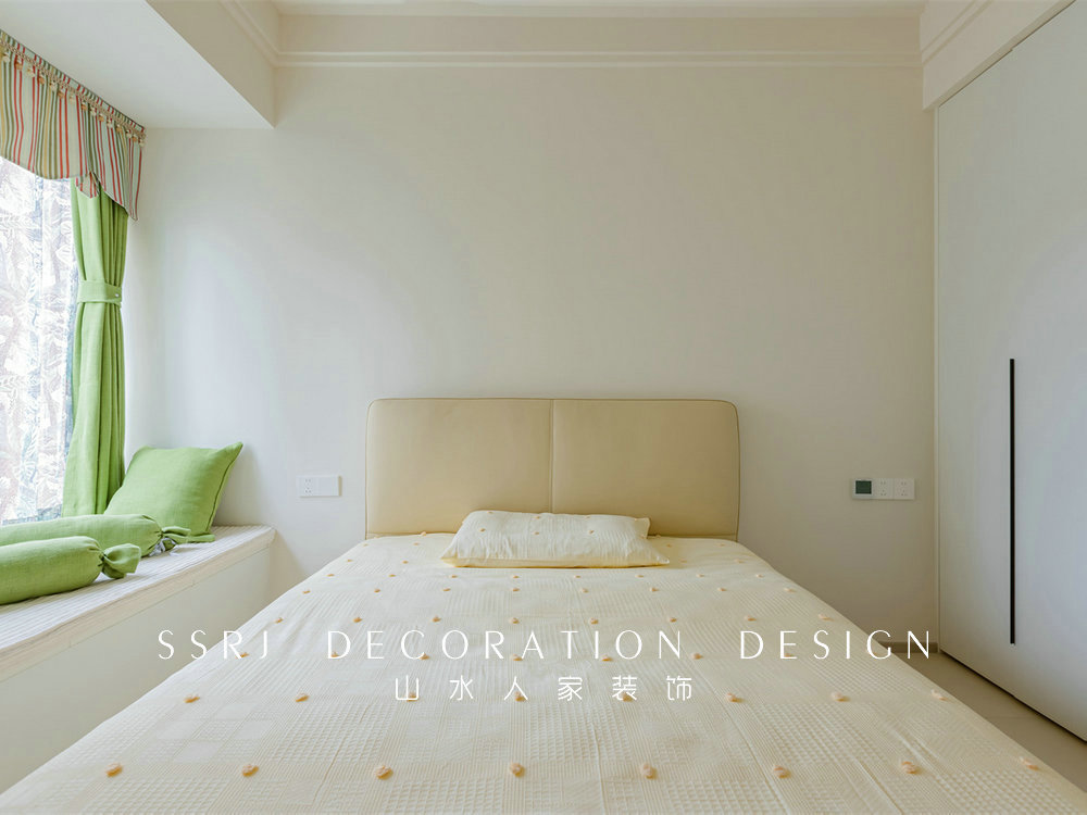 中建鉑公館106平簡(jiǎn)約奶油風(fēng)格裝修效果圖