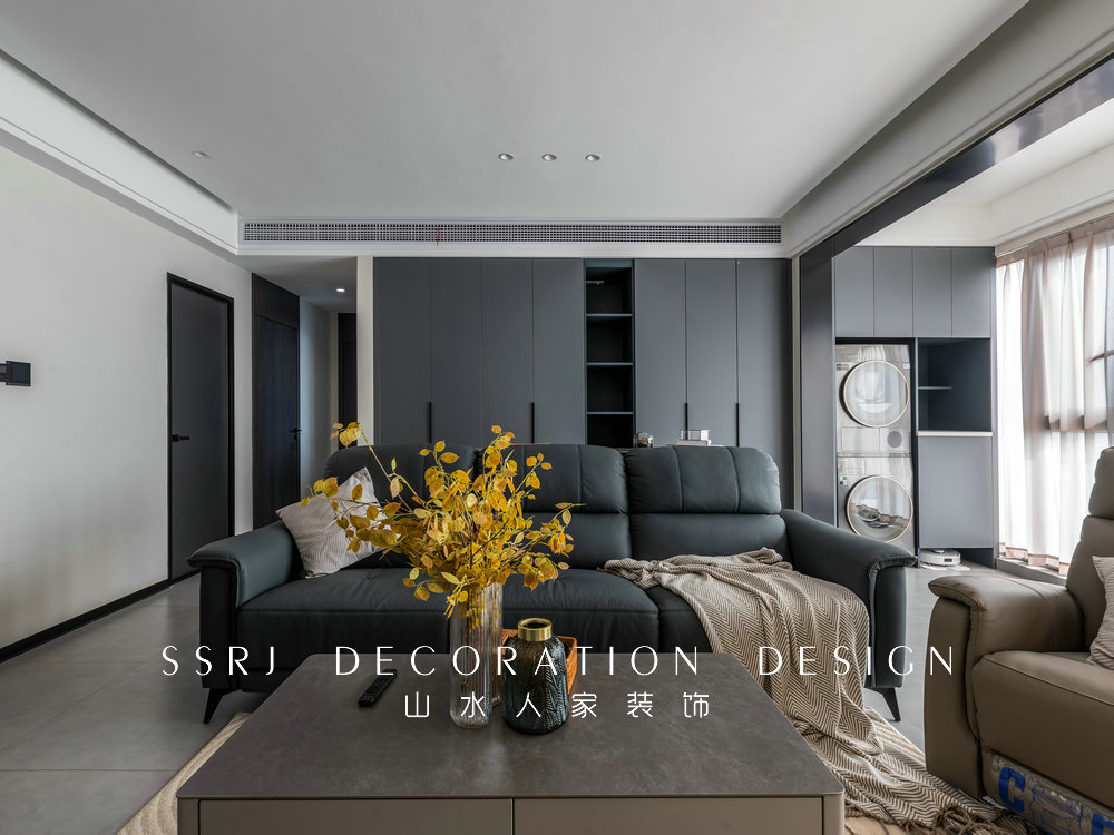 華僑城歡樂天際129平現(xiàn)代風(fēng)格裝修效果圖