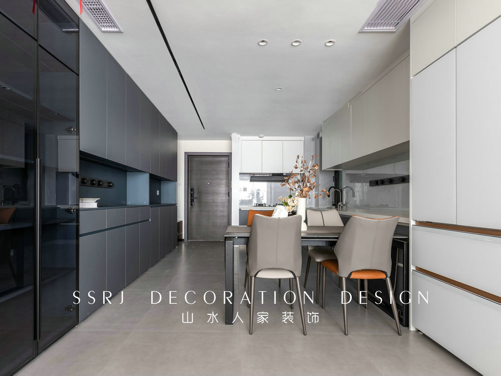 華僑城歡樂天際129平現(xiàn)代風(fēng)格裝修效果圖