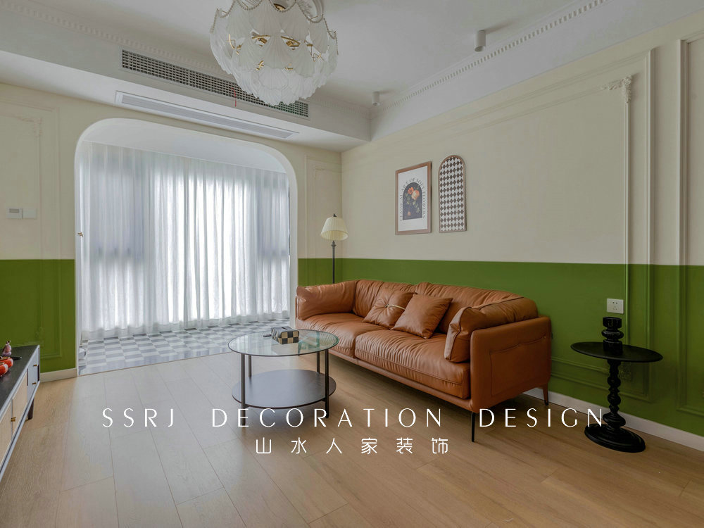 融創(chuàng)城94平法式復古風格裝修效果圖