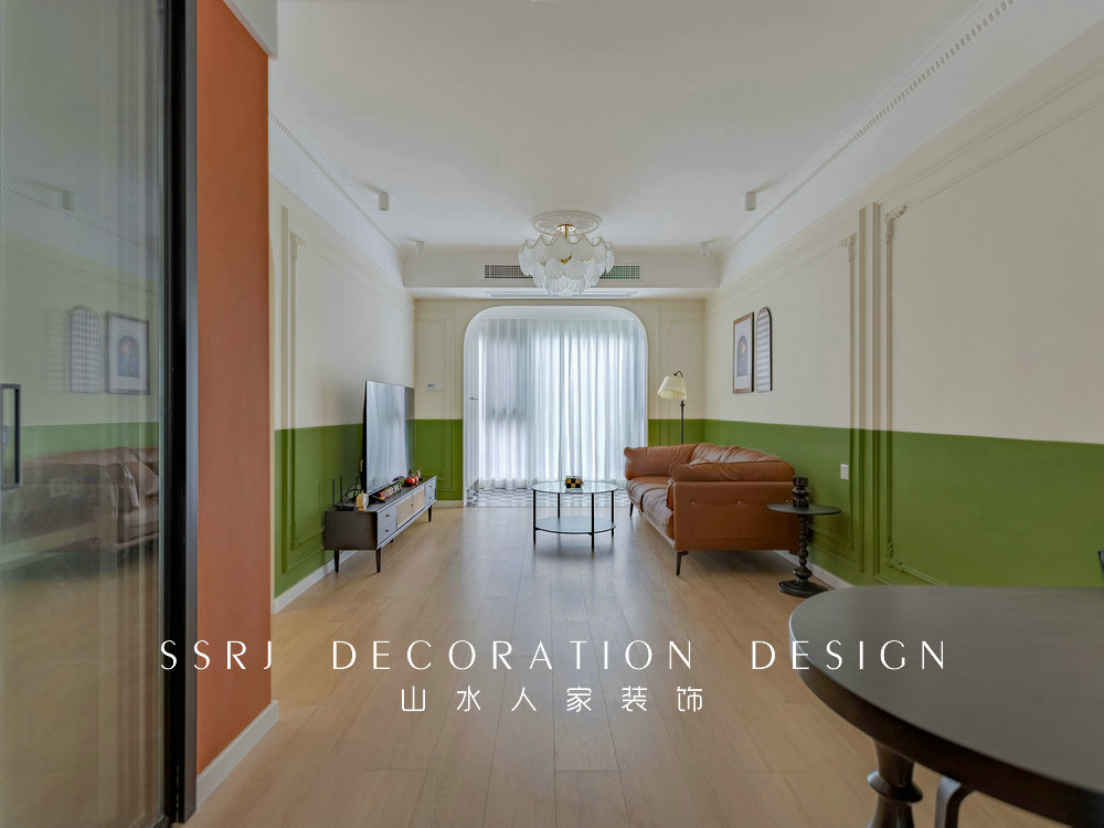 融創(chuàng)城94平法式復古風格裝修效果圖