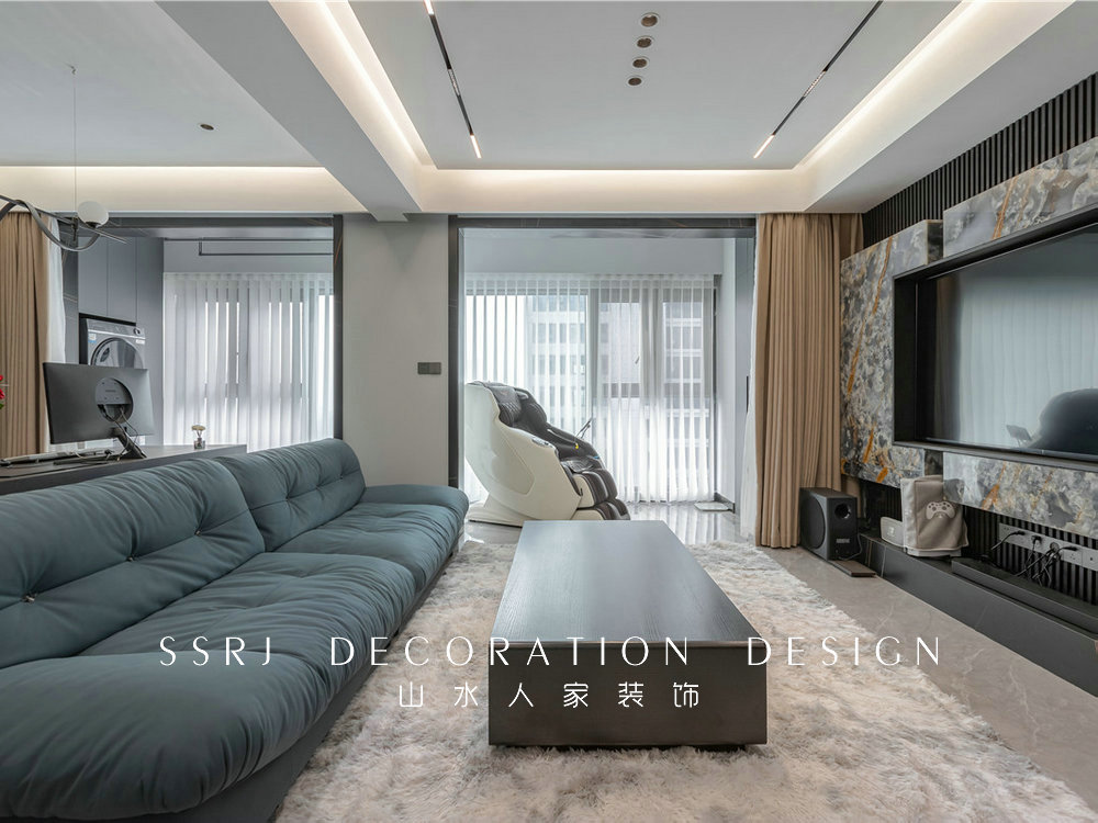 望江府115平現(xiàn)代簡(jiǎn)約風(fēng)格裝修效果圖