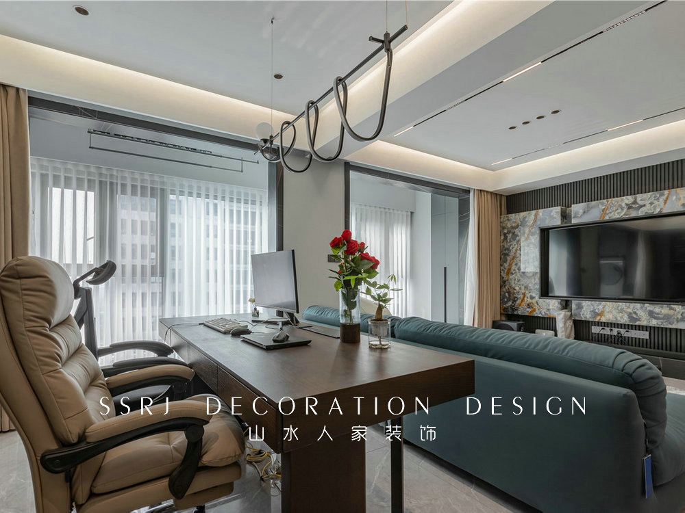 望江府115平現(xiàn)代簡(jiǎn)約風(fēng)格裝修效果圖