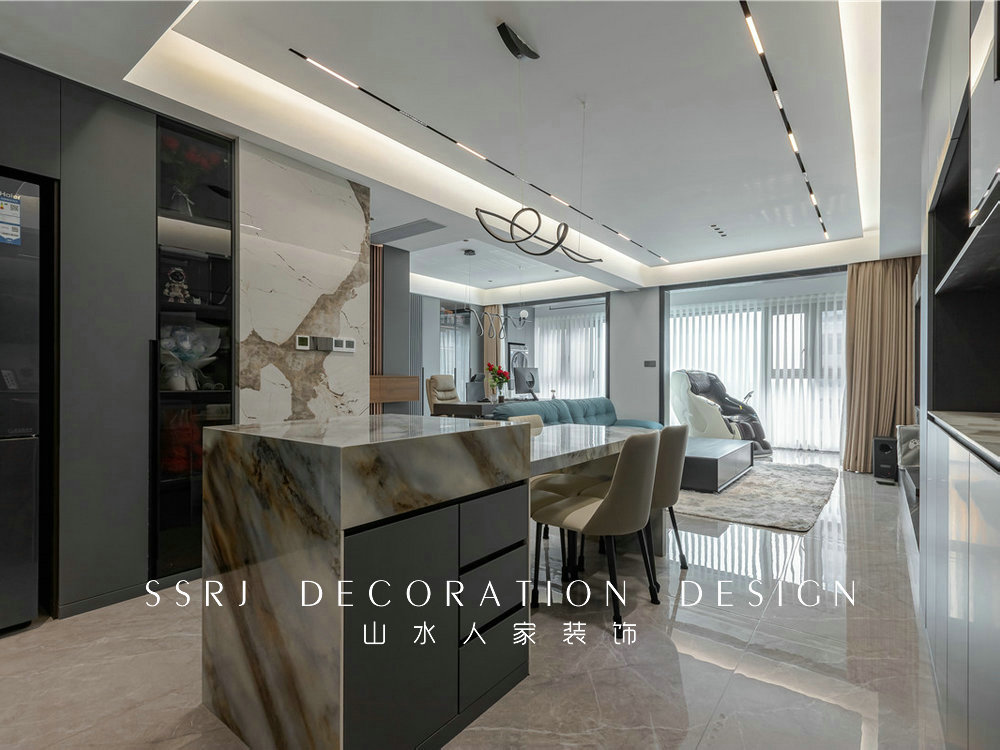 望江府115平現(xiàn)代簡(jiǎn)約風(fēng)格裝修效果圖