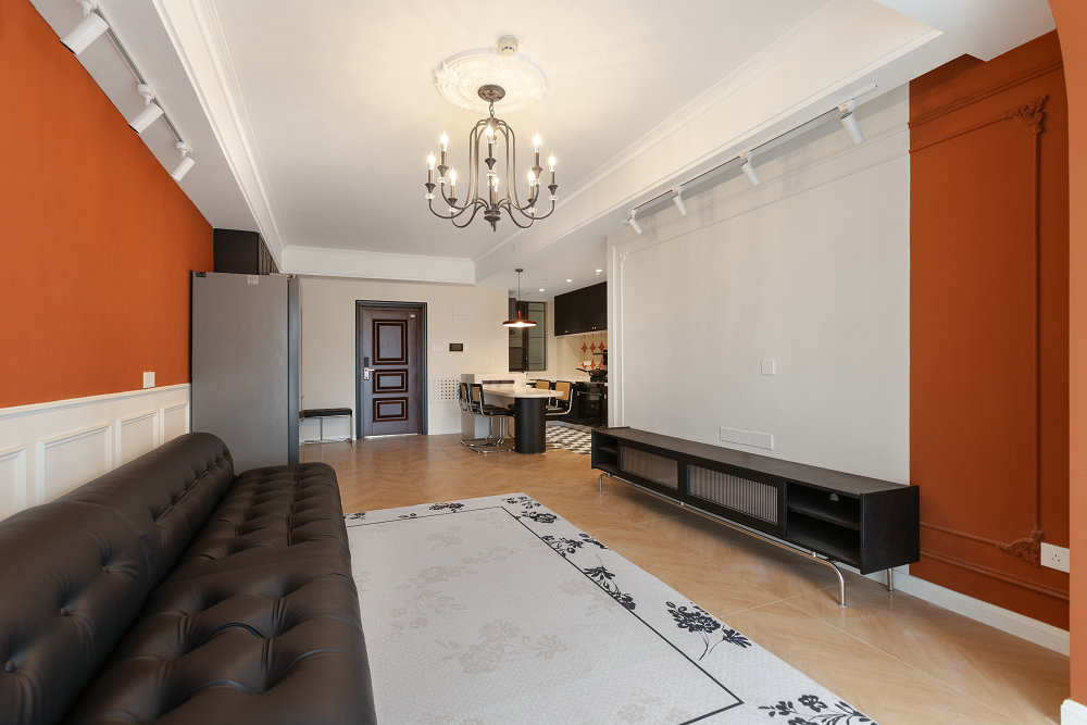 中建鉑公館106平法式復古風格裝修效果圖