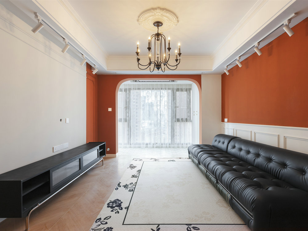 中建鉑公館106平法式復古風格裝修效果圖