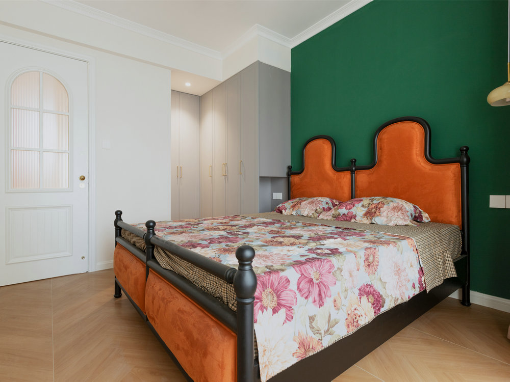 中建鉑公館106平法式復古風格裝修效果圖