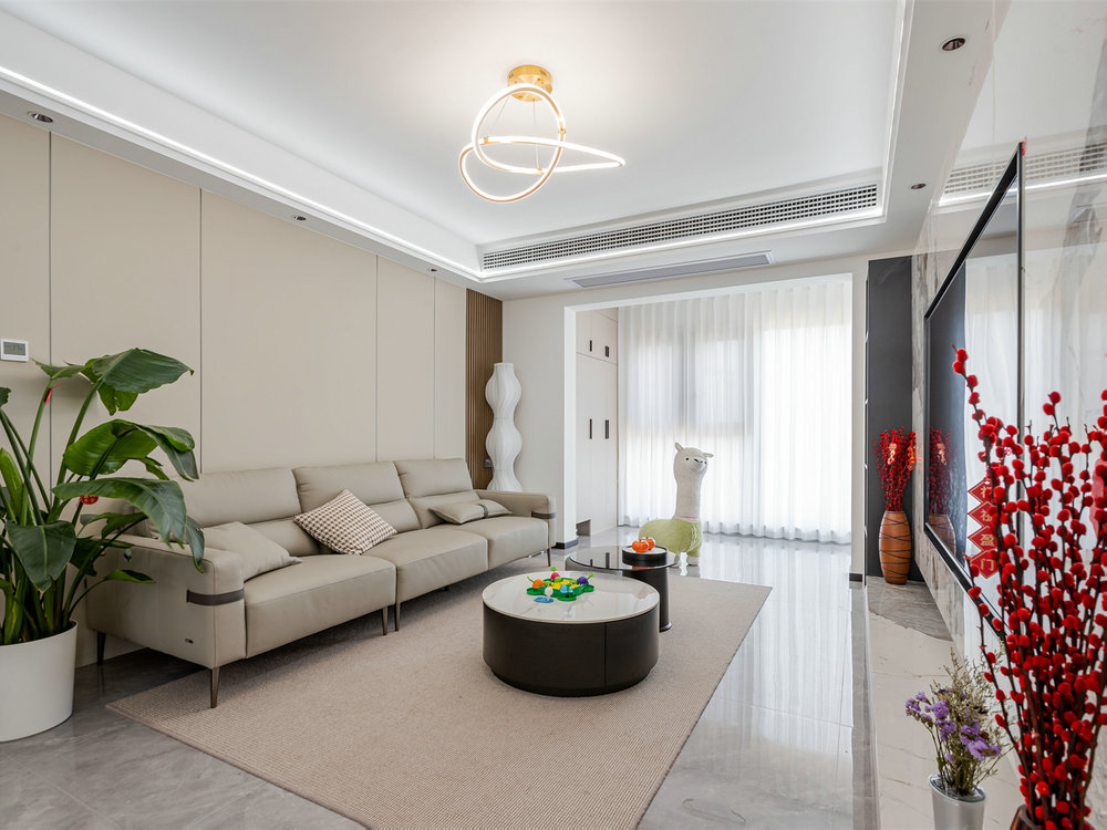 融創(chuàng)城118平現(xiàn)代風(fēng)格裝修效果圖