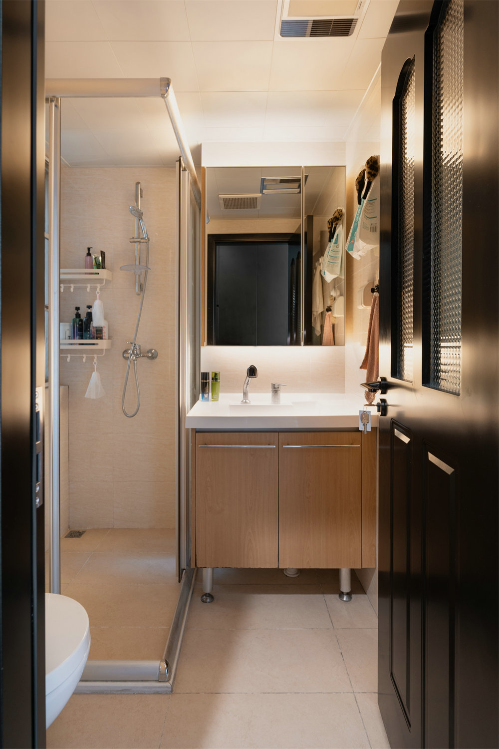 萬(wàn)科城花璟苑90平復(fù)古風(fēng)格裝修效果圖