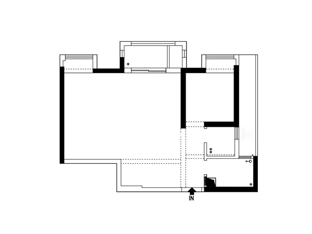 瀾橋公館90平原木極簡風格裝修效果圖