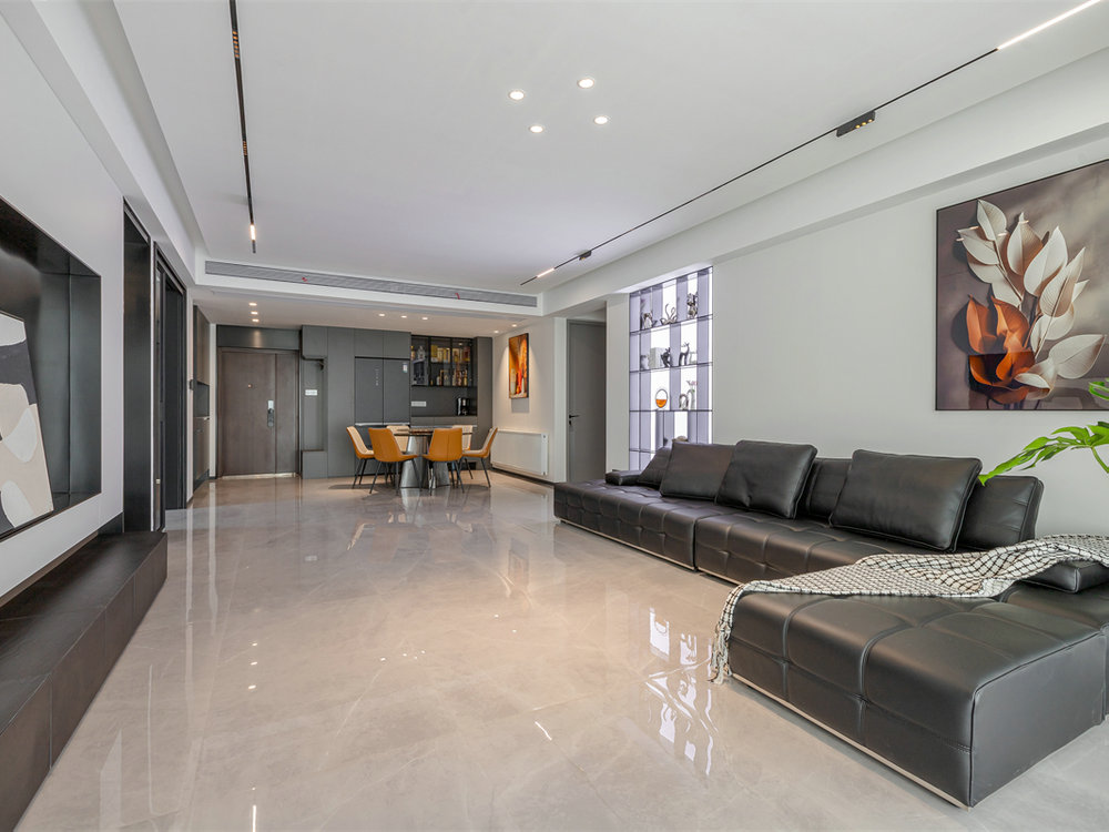 城投聯(lián)投江南岸177平現(xiàn)代風格裝修效果圖