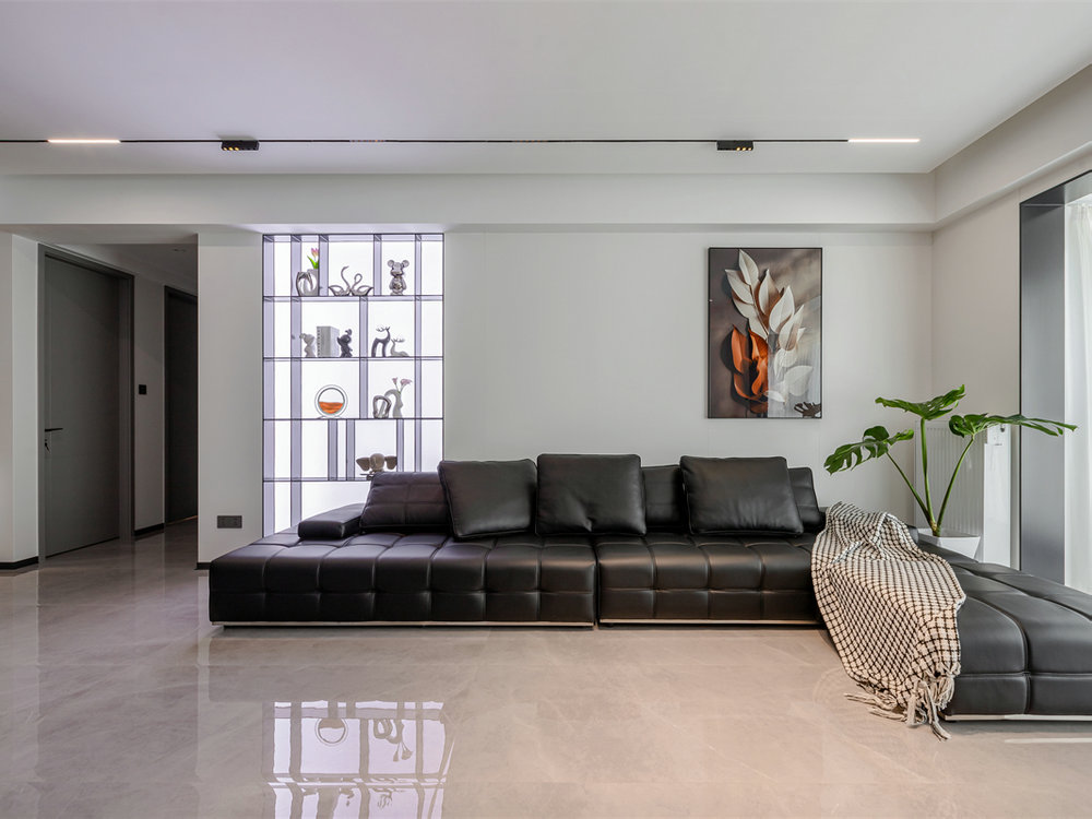 城投聯(lián)投江南岸177平現(xiàn)代風格裝修效果圖