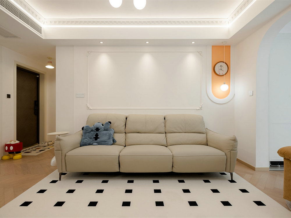 臨江府127平法式奶油風(fēng)格裝修效果圖