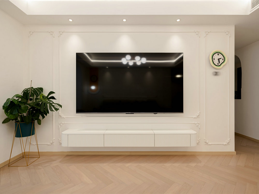 臨江府127平法式奶油風(fēng)格裝修效果圖