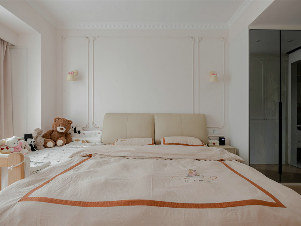 臨江府127平法式奶油風(fēng)格裝修效果圖