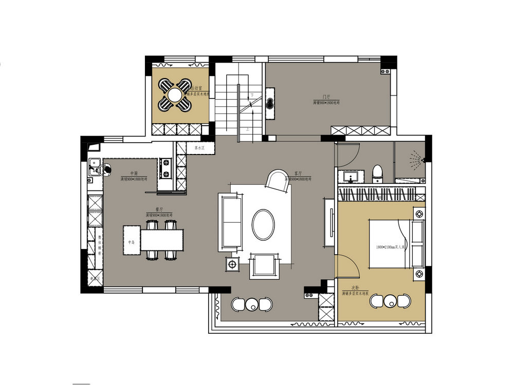 國(guó)采光立方現(xiàn)代風(fēng)格別墅裝修效果圖