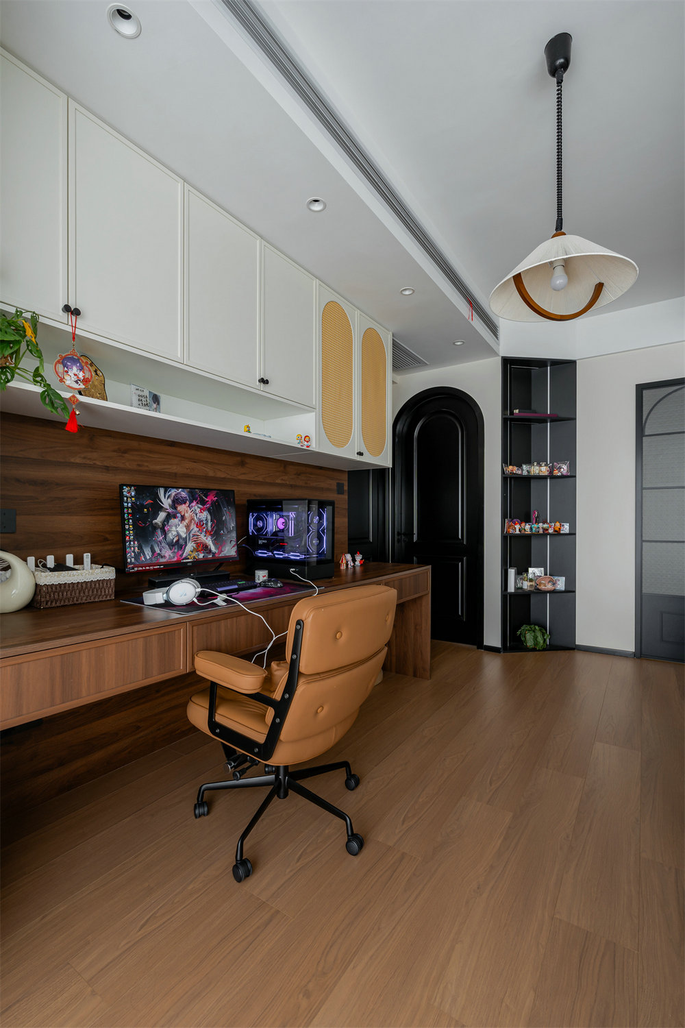 國(guó)博城鳳棲居122平中古風(fēng)格裝修效果圖