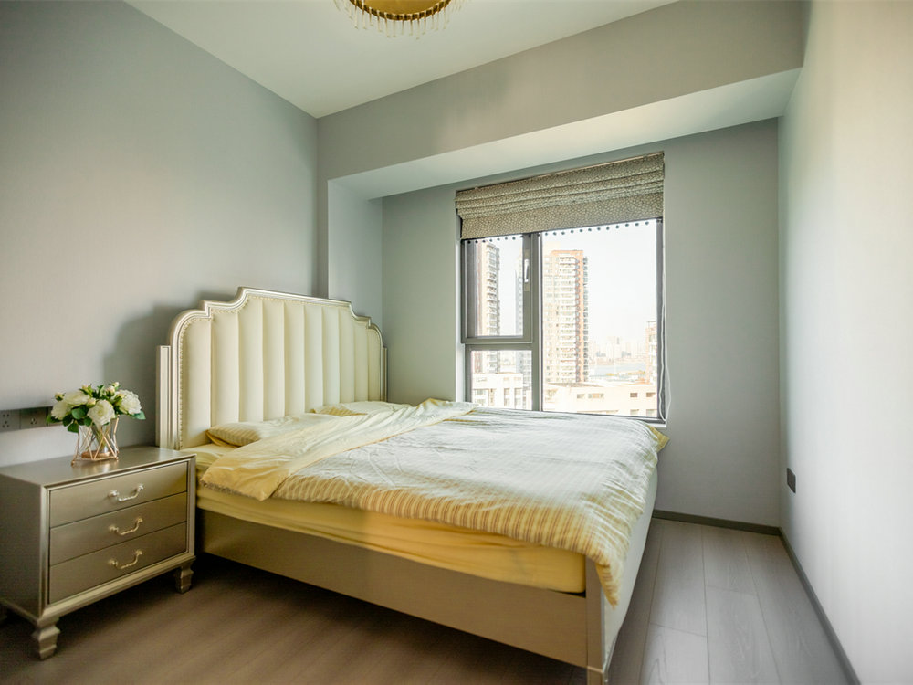 深業(yè)泰云府128平美式風格裝修效果圖