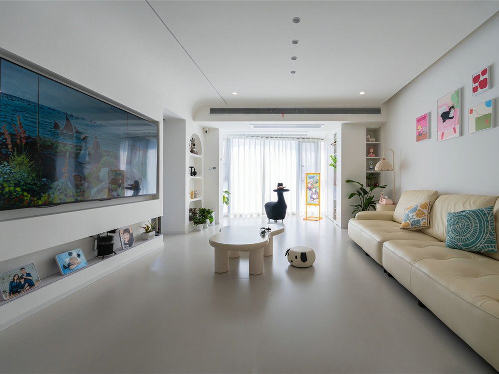 東湖名居151平現(xiàn)代風格裝修效果圖