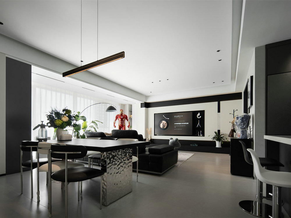 新希望錦粼九里169平現(xiàn)代風(fēng)格疊拼別墅裝修效果圖