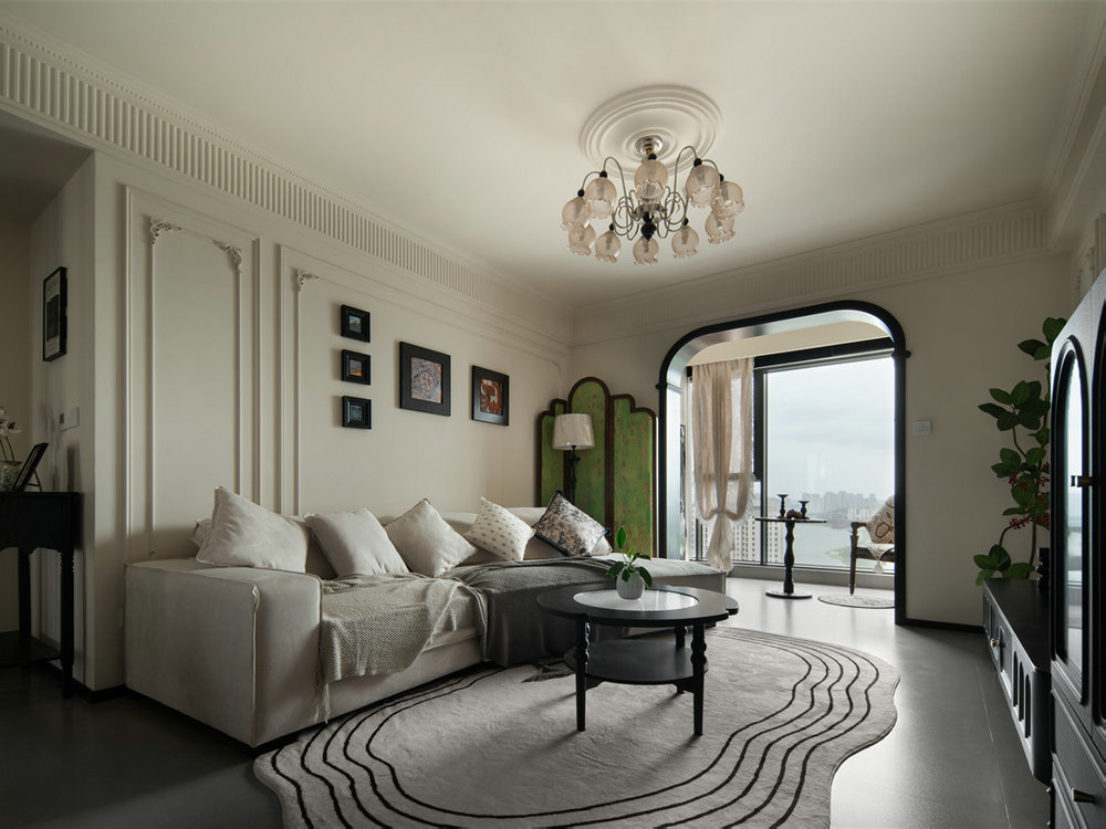 漢江華府119平法式復(fù)古風(fēng)格裝修效果圖