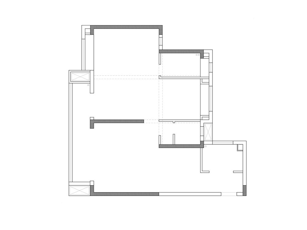 中交澄園130平現(xiàn)代極簡風格裝修效果圖
