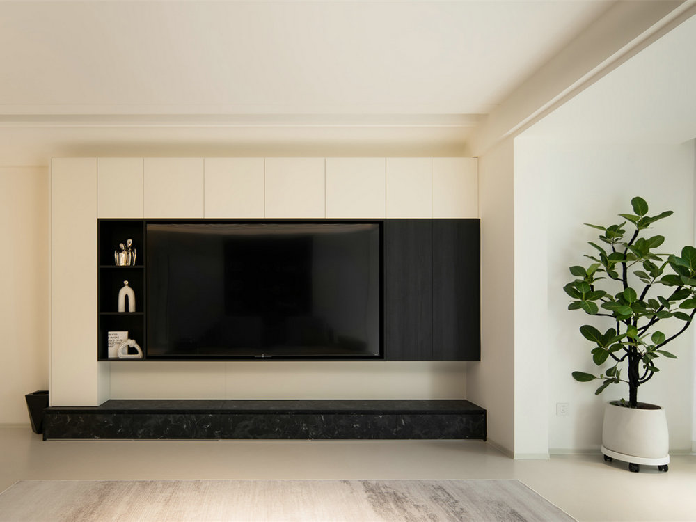 中交澄園130平現(xiàn)代極簡風格裝修效果圖