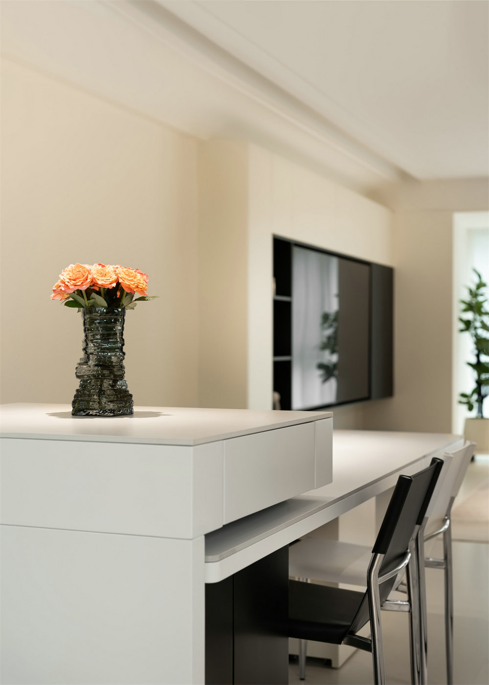 中交澄園130平現(xiàn)代極簡風格裝修效果圖